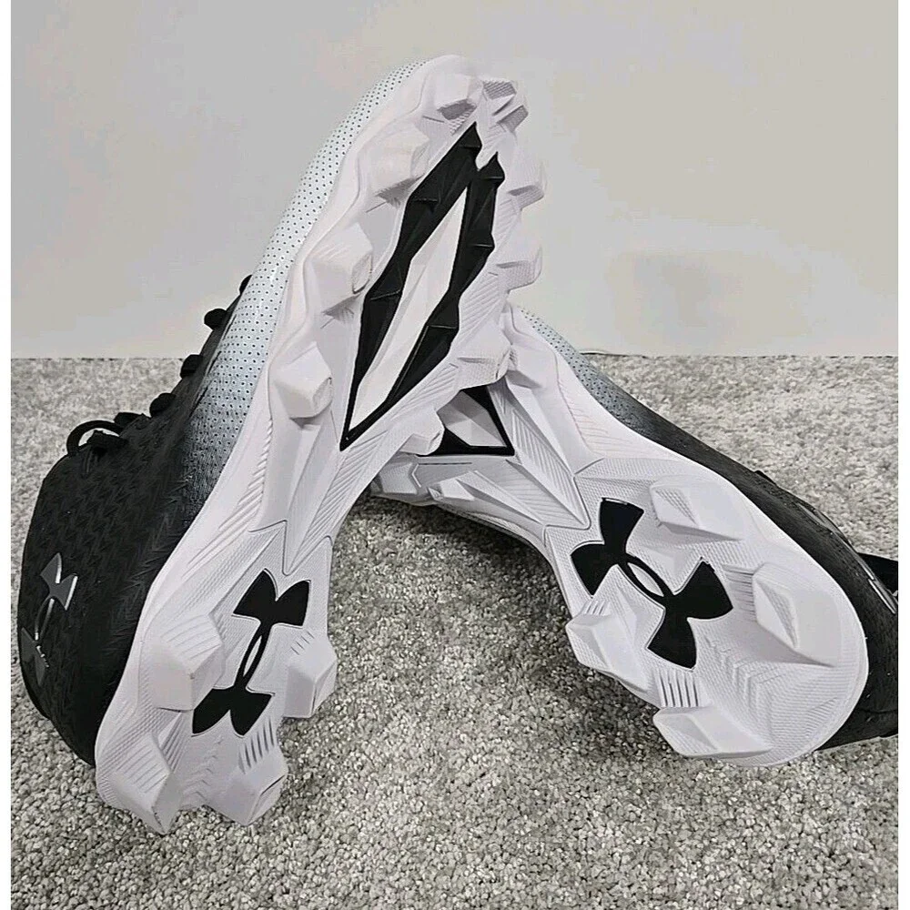 Under Armour Spotlight‎ Franchise Rm 4.0 Black Silver Football Cleats Men’s 10.5
